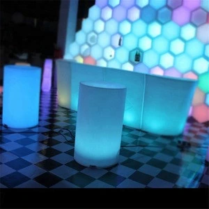Contemporary Design Salon LED Light Bar Counter, Commercial Bar