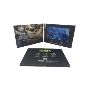 Cote High Resolution Customized Printing LCD Video Book Video Brochure LCD Module