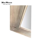 Country style rustic bathroom vantiy mirror