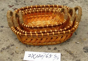 Craft wicker basket beautiful and eco-friendly