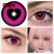 Import Crazy Color Contact Lens  Cosplay Crazy Anime Contact lenses Halloween Contact Lens CL377 Sweet Heart from China