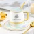 Import Creative bone china coffee ceramic cup set European afternoon tea set teapot set from China