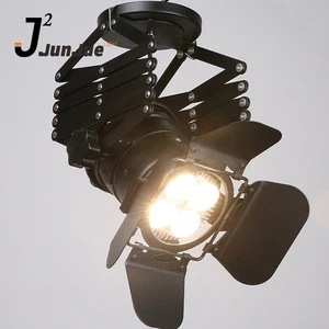 Creative personality retractable rail light Retro and practical LED track lights
