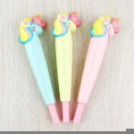 Creative stationery PU foam Squishy Cute Cartoon Animal Gel Ink Pens Giraffe Modeling Ballpoint Funny School Stationery