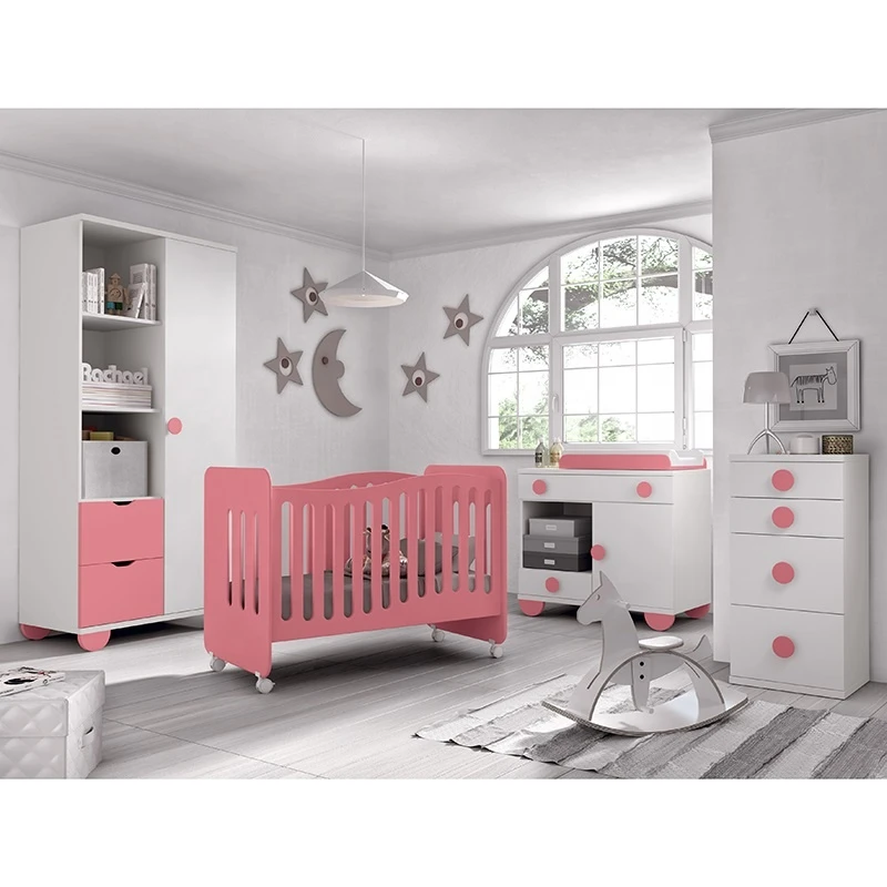 Crib Hot Sale Baby Bed Kids Furniture Set 20CCB001 Toddler Bed Children Beds Baby Cribs