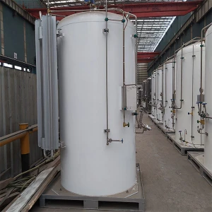 Cryogenic lng natural gas fuel tank for gas station