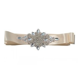 Crystal Pearls Bridal Belt Handmade Beaded Wedding Belts Rhinestone Bridal Sash For Wedding Dresses Vintage Sash Belt Bobocrafts