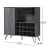 Import Custom 16 year manufacturer modern home Faux Wood Wine and Bar Cabinet from China