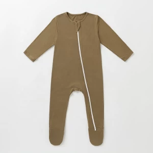 Custom Brand Bamboo Baby Rompers Newborn Jumpsuits Rompers Long Sleeve Babys Overall For Summer Soft Baby Jumpsuits