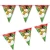 Custom Bunting Flags Wholesale 100% Polyester Decoration Solid Color Birthday Party Hanging Triangle Union Jack Bunting Flag