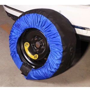 custom Car Tire Cover,printed Tire Tote,Oxford &polyester Tyre Cover Set for storage