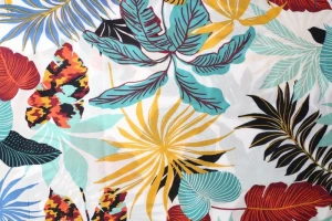 Custom Design Floral Printed Viscose Fabric 100% Viscose Fabric