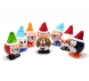 Custom Halloween Christmas Promotional snow man santa claus deer clockwork toys  Plastic Wind Up Toys for kids gifts
