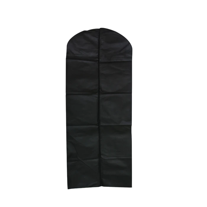 Custom Logo printed Garment Suit Cover Bag With PVC Zipper