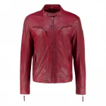 Custom made men Fashion Leather Jacket High Quality wholesale natural Leather bomber jacket leather versity jacket fashion 2021
