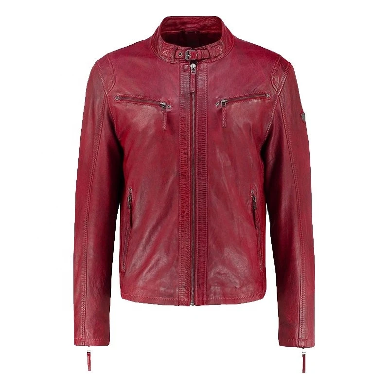 Custom made men Fashion Leather Jacket High Quality wholesale natural Leather bomber jacket leather versity jacket fashion 2021