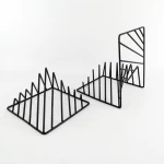 Custom metal wire stand CD storage rack