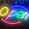 custom neon open sign neon sign custom logo neon letters for bar coffee