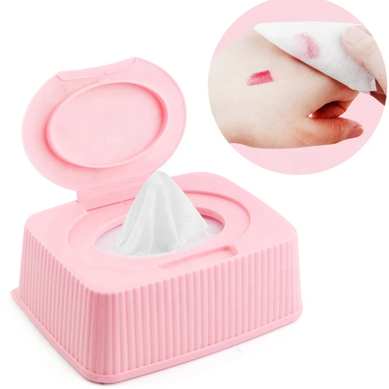 Custom Oil Free Face Wet Wipe Tissue The Best Organic Cleaning Cosmetic Makeup Remover Wipe Private Label