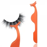 Custom private label eyelash extension tweezers stainless steel beauty tools