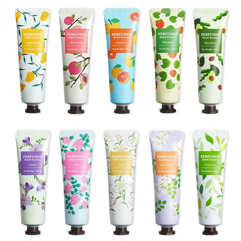 Custom Private Label Natural Plant Extracts Hand Cream Set for Hand Smoothing Hydrating Moisturizing Anti Wrinkle