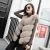 Custom short style Europe fashion fox fur gilet waistcoat women faux fur vest