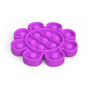 Custom silicone sensory fidget toy stress reliever toy silicone pop bubble fidget toy