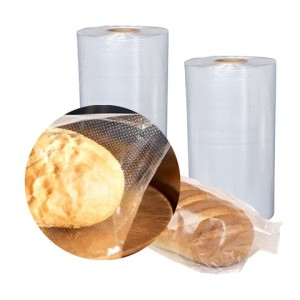 Custom Size Thickness Film Food Packing Film Bag Plastic Film Rolls For Vegetable Egg Bread