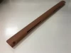 custom soft pvc plastic extrusion profile tube with in brown with punching holes flexible upvc pipe sleeve