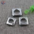 Import Custom Square Shape  Silver  Metal Rectangular Eyelets  For Clothing Shoes Bags Eyelets from China