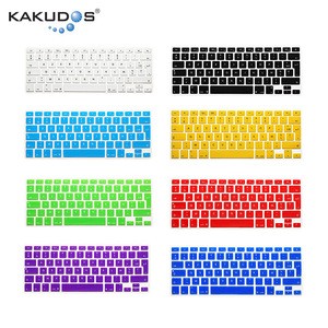 Custom waterproof colored laptop keyboard skin for macbook