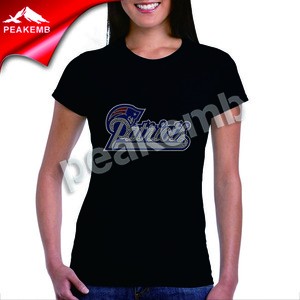 Custom Wholesale Sport Team Tshirt Patriots Hot Fix Designs for Garment