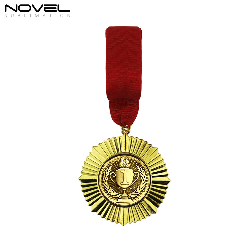 Custom Zinc Alloy Metal Souvenir Sublimation Bronze Blank Awards Badge