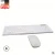 Import Customizable black and white wireless keyboard and mouse set Computer2.4GWireless keyboard and mouse combination from China