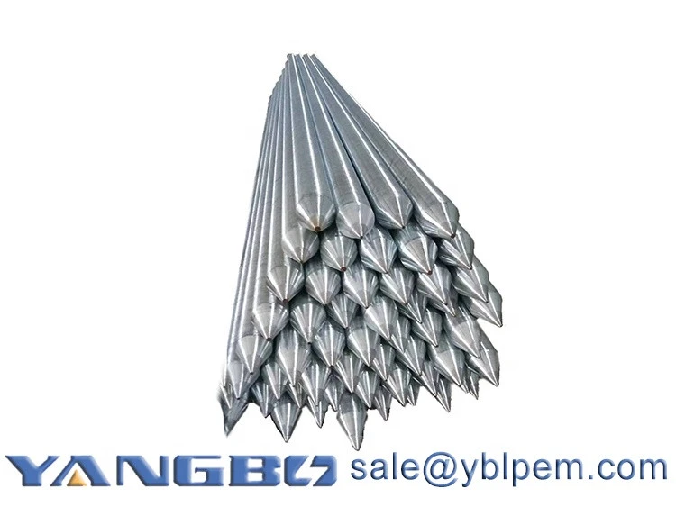 customizable High-quality  refineries and storage Zinc-clad steel ground rod Zinc-clad steel grounding electrode