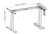 Customize Square column tube60*60  Office and household use hand-lift desk frame