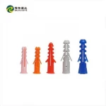 Customized Durable Screw Plastic Wall Plug Nail Expansion Anchor