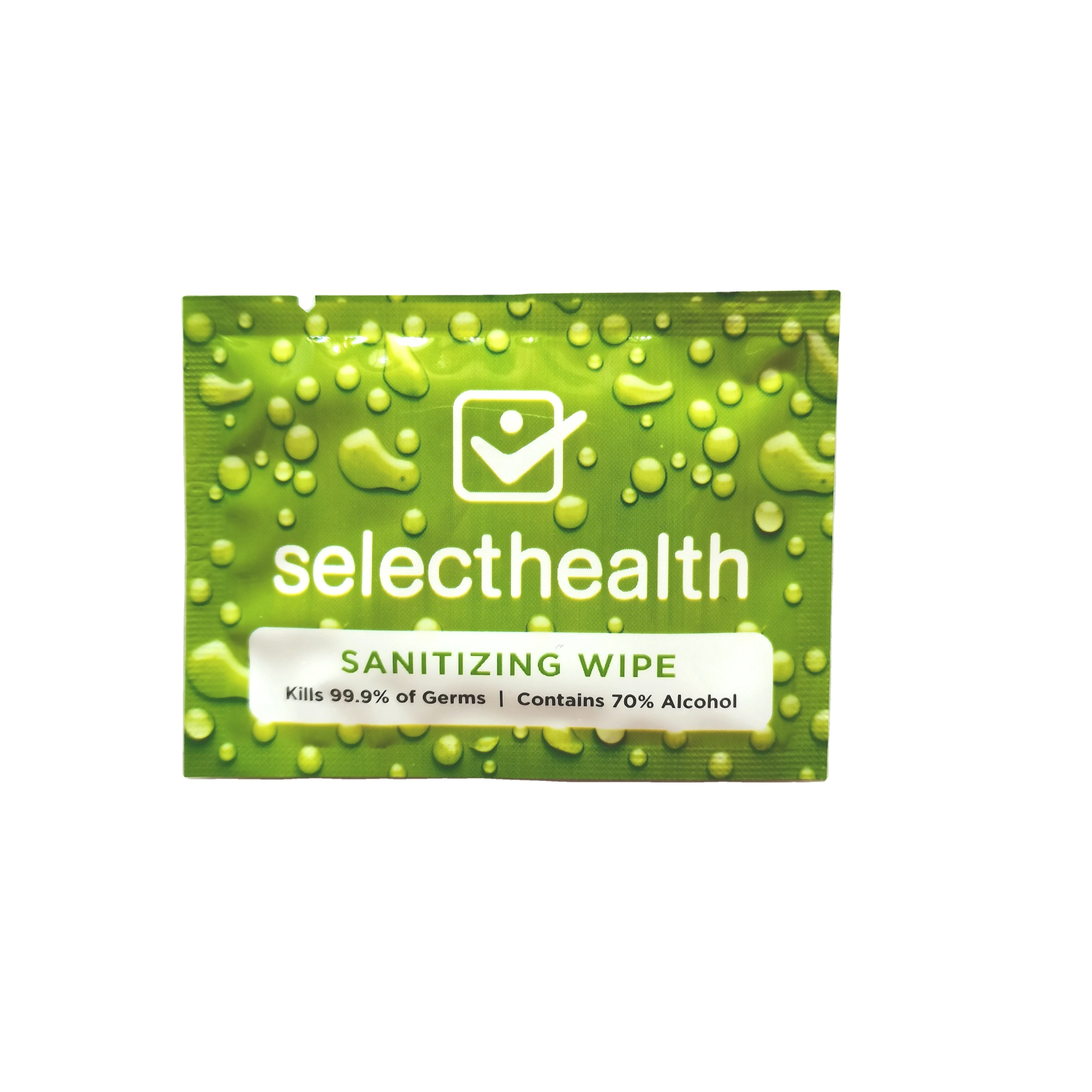 Customized individually wrapped wet wipes disposable cleaning wipes