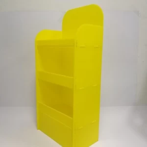 Customized lightweight PP corrugated plastic product display rack Display shelf
