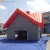 Import Customized Size  and custom inflatable aircraft hangar tent Product name inflatable aircraft hangar tent from China