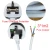 Import Customized UK Plug Power Strip 2 3 4 5 6 Way Electrical Switched Power Extension Cord Socket from China