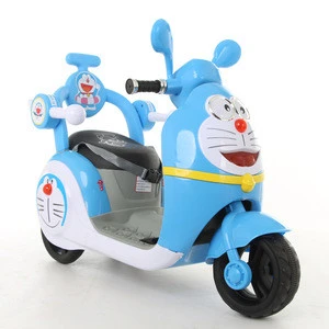 Cute 6V 3 wheels safe accelerator battery operated Tricycle Scooter for kids
