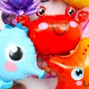 Cute Animal Fish Seahorse Octopus Foil Balloons Birthday Party Decoration Ocean Theme
