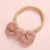 Import Cute Candy Style Girls Corduroy Hairbands Super Soft Stretchy Bows Nylon Headbands from China