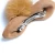 Import Cute kids girl hairpin top quality hand made children rabbit fur ball hairpins from China