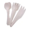 cutlery set wood travel flatware