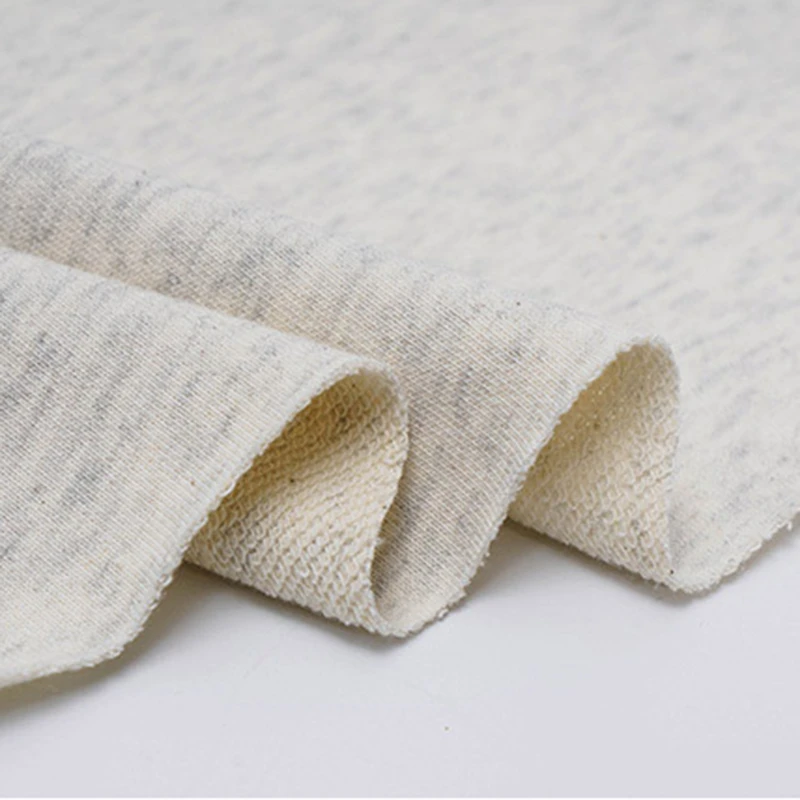 CVC polyester-cotton knitted terry sweater fabric for autumn and winter sportswear