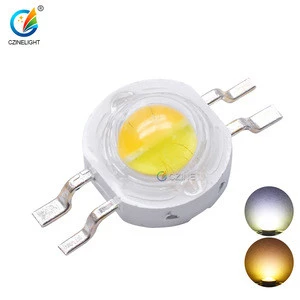 Czinelight Wholesale 1W 3W High Power 350mA 700mA 45mil White And Warm White Bicolor 2in14pin Led