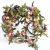 Import DACHAN HANDMADE 2.2M 25 LEDs Pink Rose Flower Garland Copper Warm LED Fairy String Lights For Christmas Wedding Decoration from China