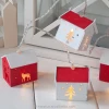 Decorative light 10L wooden house LED decoration light battery operatedfor Christmas